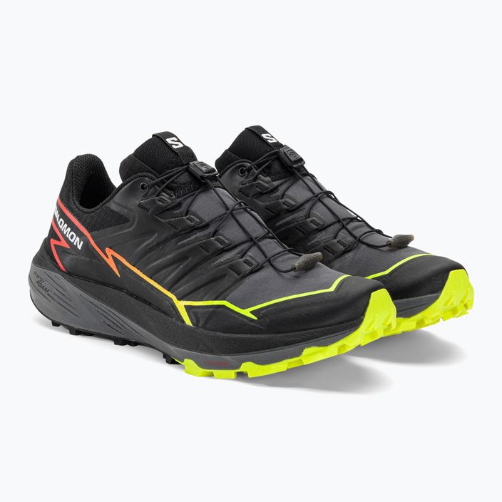Кросівки для бігу чоловічі Salomon Thundercross black/quiet shade/fiery coral 7