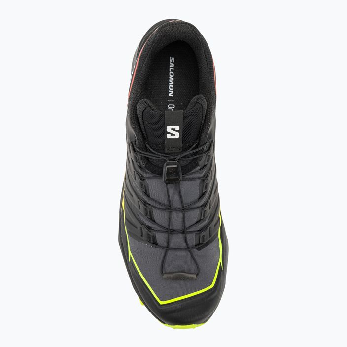 Кросівки для бігу чоловічі Salomon Thundercross black/quiet shade/fiery coral 9
