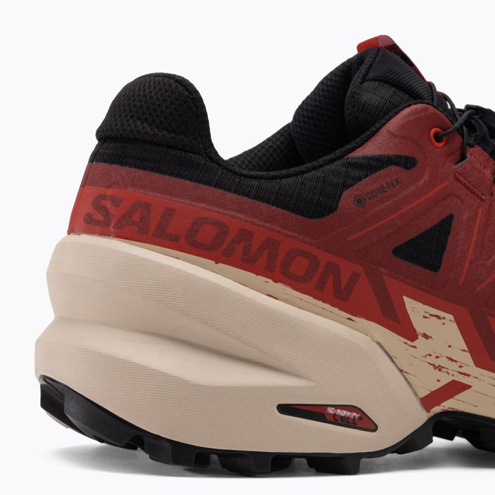 Кросівки для бігу чоловічі Salomon Speedcross 6 GTX black/red dahlia/poppy red 12