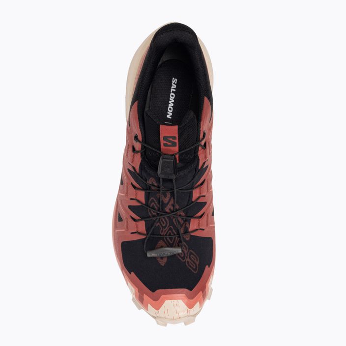 Кросівки для бігу жіночі Salomon Speedcross 6 GTX black/cow hide/faded rose 9
