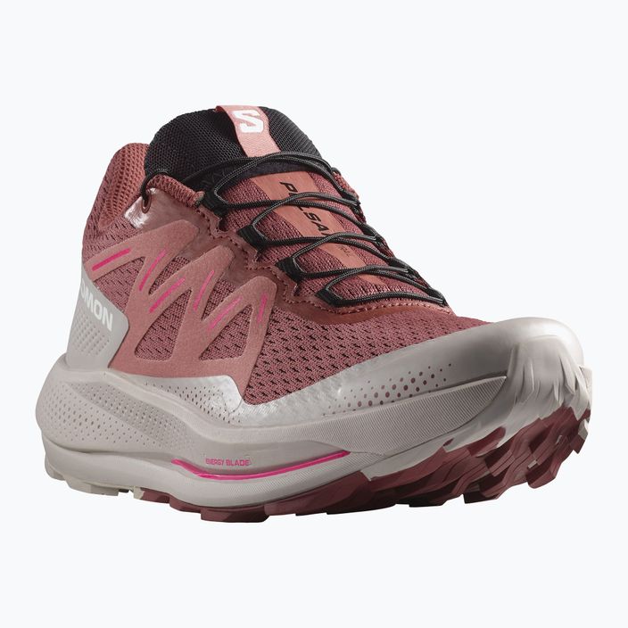 Кросівки для бігу жіночі Salomon Pulsar Trail cow hide/ashes of roses/pink glo 11