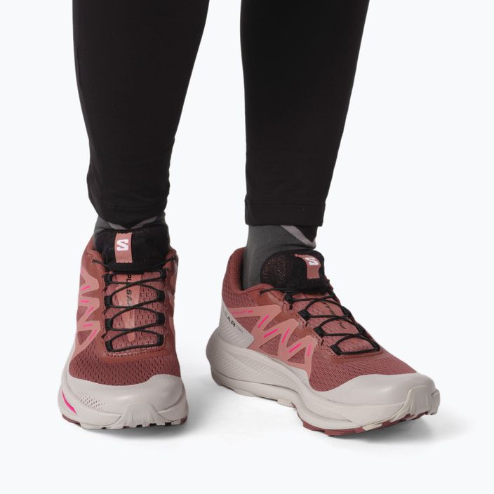Кросівки для бігу жіночі Salomon Pulsar Trail cow hide/ashes of roses/pink glo 17