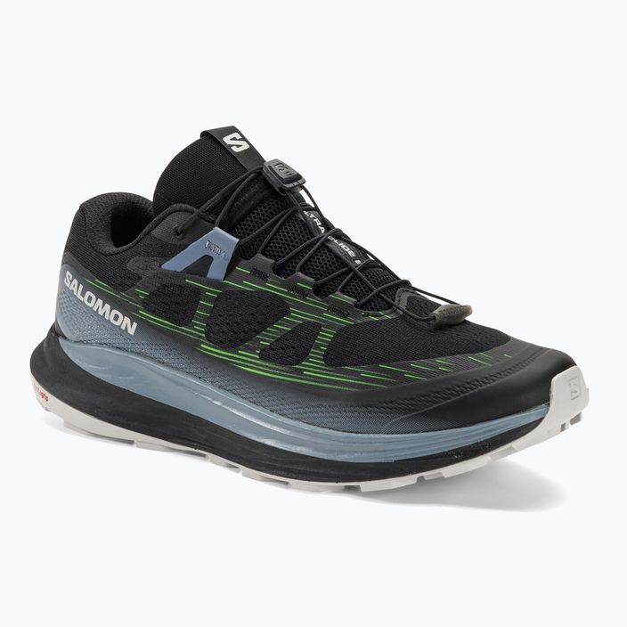 Кросівки для бігу чоловічі Salomon Ultra Glide 2 black/flint stone/green gecko