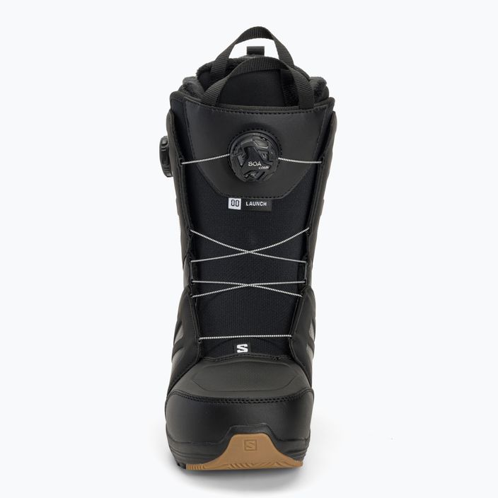 Чоловічі сноубордичні черевики Salomon Launch Boa SJ Boa чорний/чорний/білий 3