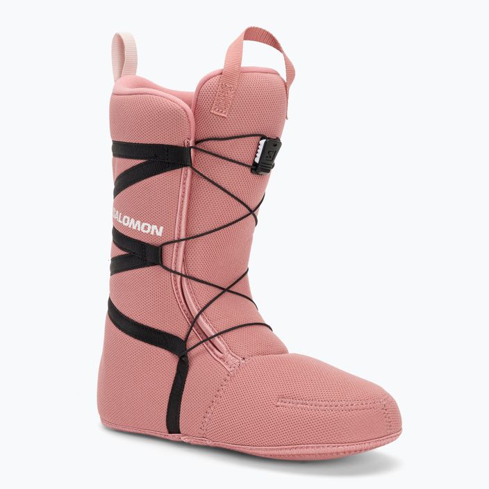 Жіночі сноубордичні черевики Salomon Pearl Boa попелястий рожевий/бузковий попелястий/білий 5