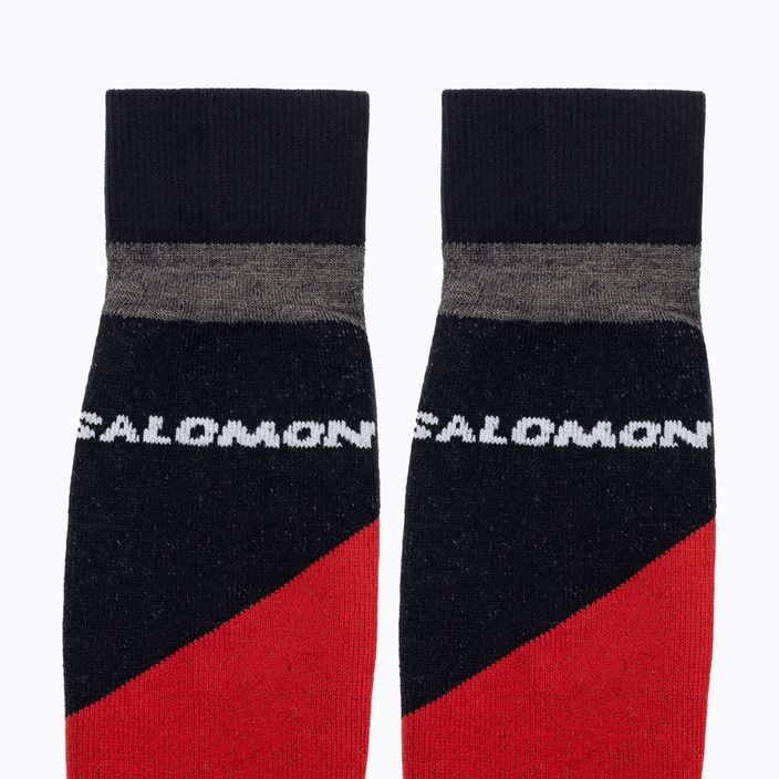 Шкарпетки лижні Salomon S/Access beluga/grenadine/black 4