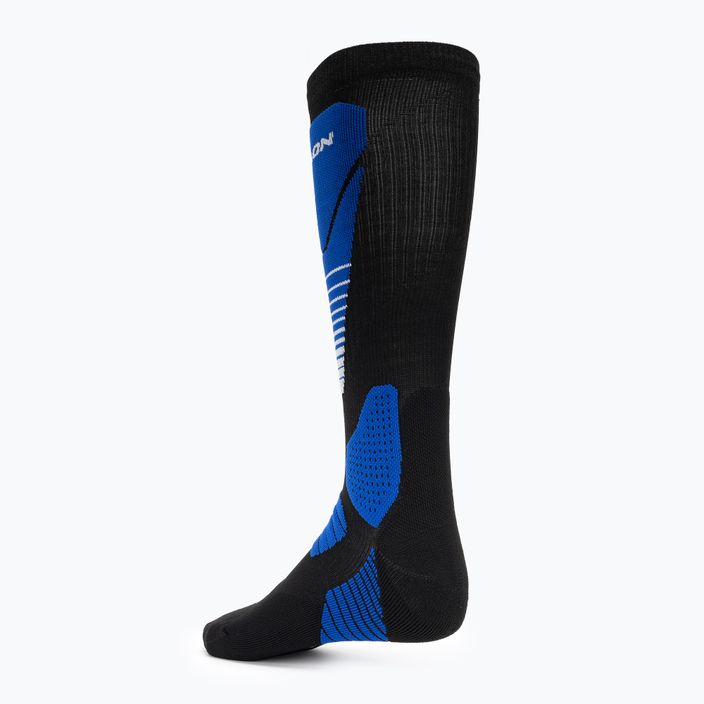 Шкарпетки лижні Salomon S/Pro black/dazzling blue/white 2