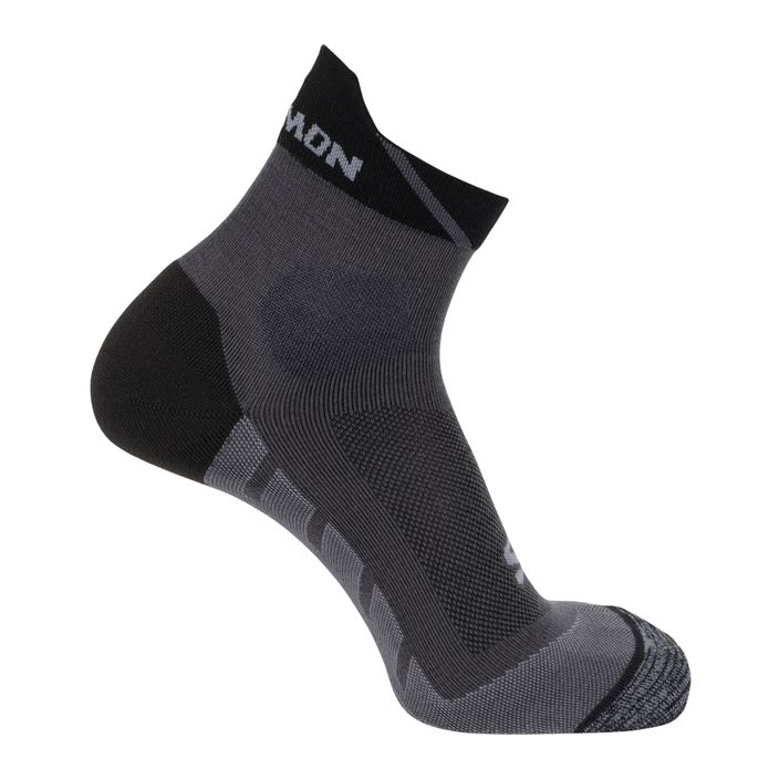Шкарпетки для бігу Salomon Speedcross Ankle чорні/магніт/кар'єр 2