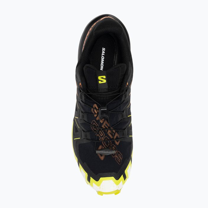 Чоловічі кросівки Salomon Speedcross 6 GTX чорні/сіра весна/райський птах 5