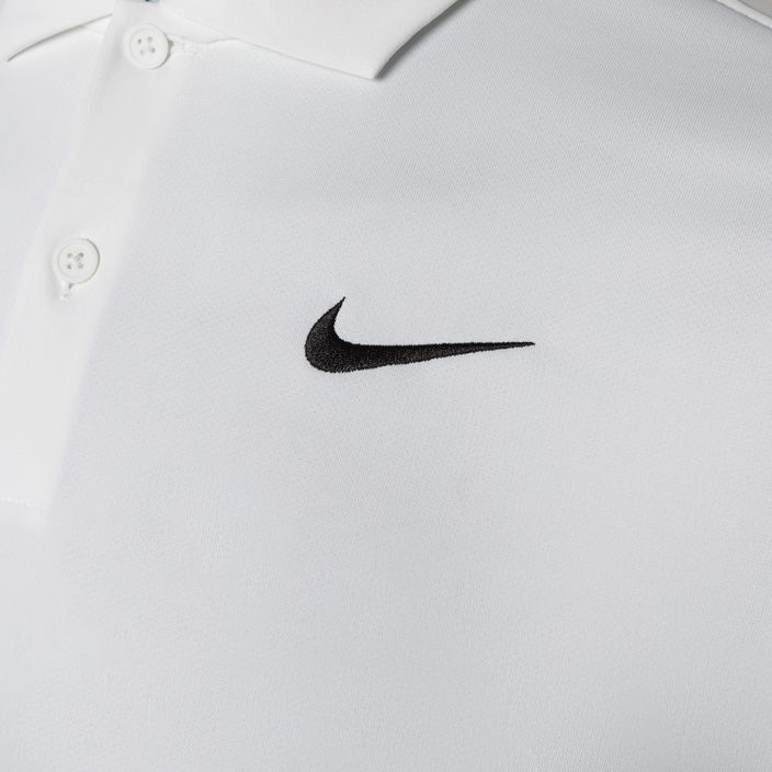 Футболка для тенісу чоловіча Nike Court Dri-Fit Polo Solid white/black 3