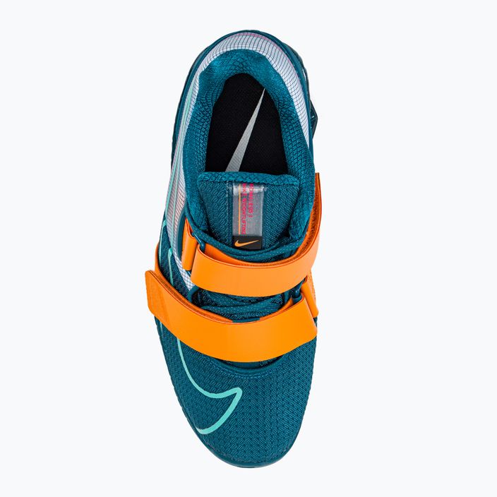 Кросівки для важкої атлетики Nike Romaleos 4 blue/orange 6