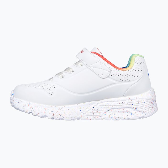Дитячі черевики SKECHERS Uno Lite Rainbow Specks білі/мульти 13