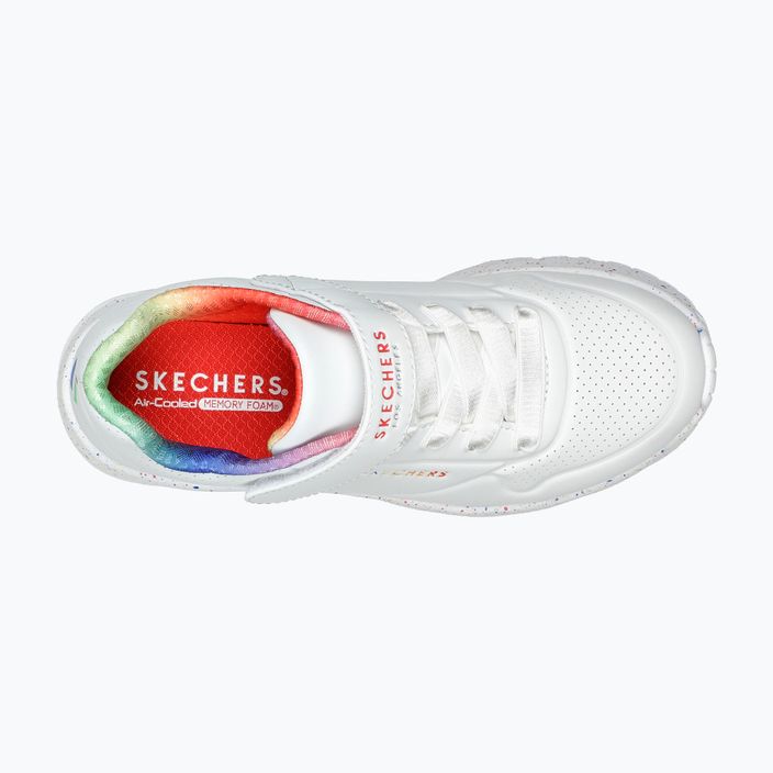 Дитячі черевики SKECHERS Uno Lite Rainbow Specks білі/мульти 15