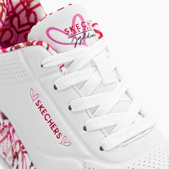 Дитячі туфлі SKECHERS Uno Lite Lovely Luv білі/червоні/рожеві 8