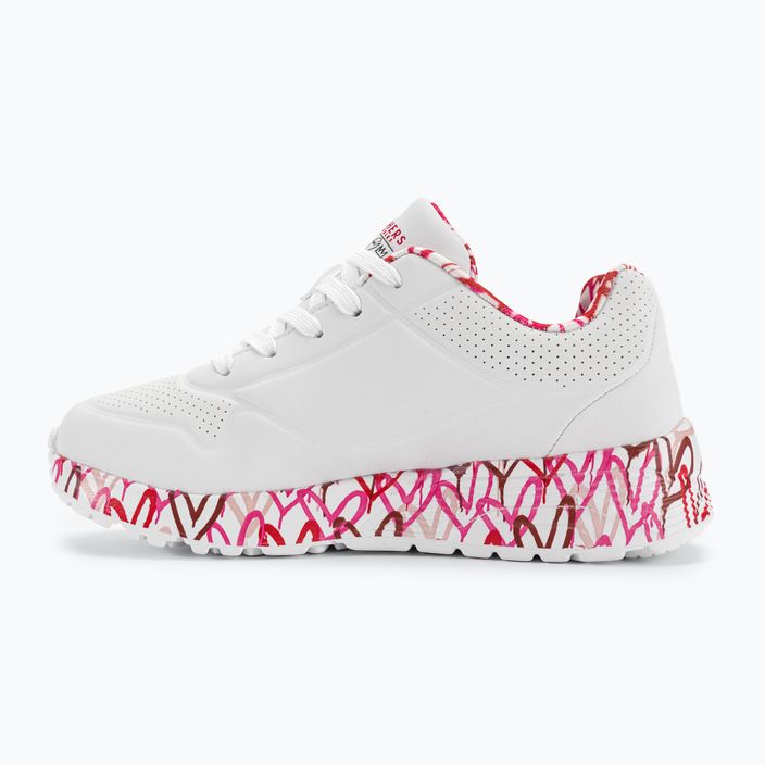 Дитячі туфлі SKECHERS Uno Lite Lovely Luv білі/червоні/рожеві 10