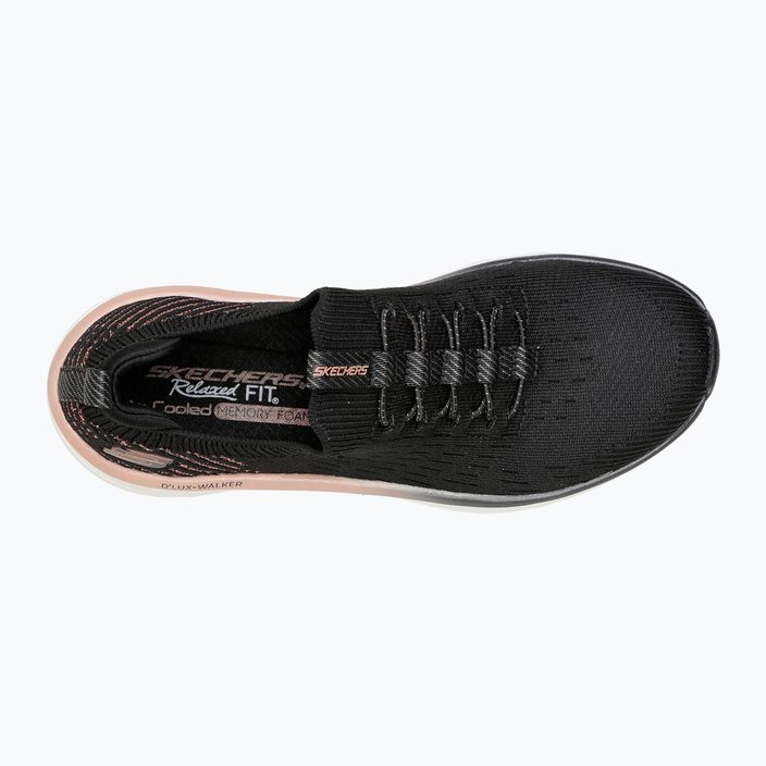 Жіночі туфлі SKECHERS D'Lux Walker Let It Glow чорні/рожеве золото 15