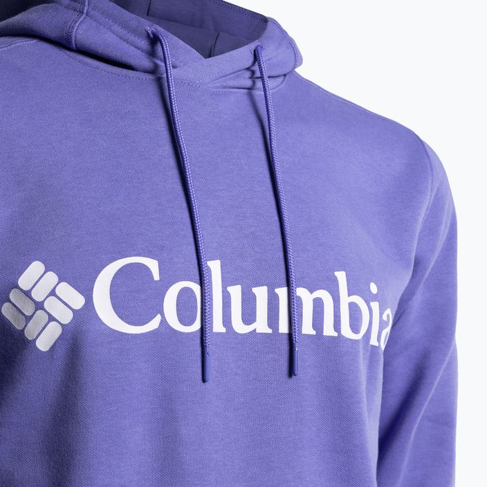 Кофта трекінгова чоловіча Columbia CSC Basic Logo II Hoodie purple lotus/csc branded logo 8