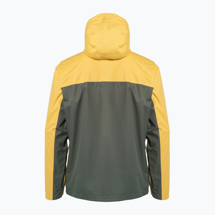 Куртка дощовик чоловіча Columbia Hikebound golden nugget/stone green 2
