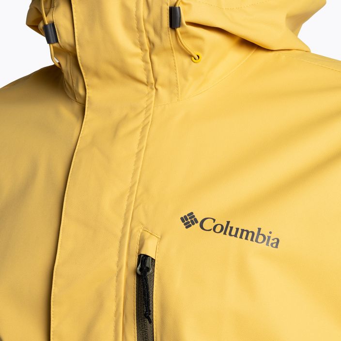Куртка дощовик чоловіча Columbia Hikebound golden nugget/stone green 3