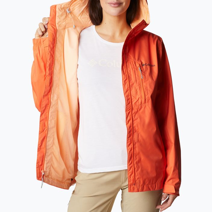 Куртка дощовик жіноча Columbia Pouring Adventure II sunset orange 7