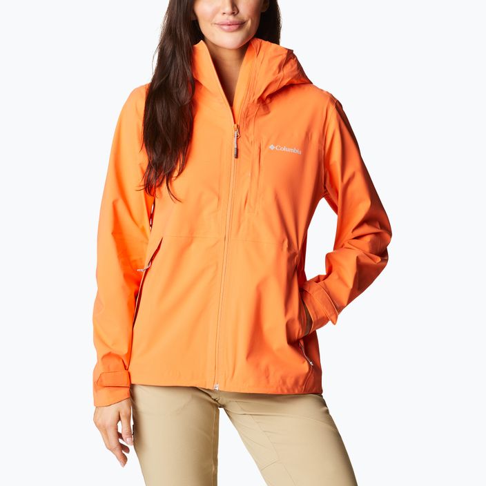 Куртка дощовик жіноча Columbia Omni-Tech Ampli-Dry sunset orange 6