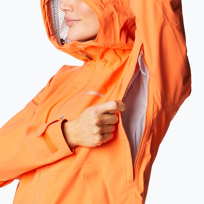 Куртка дощовик жіноча Columbia Omni-Tech Ampli-Dry sunset orange 11