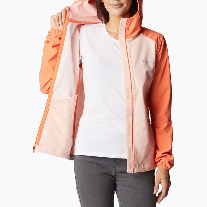Куртка софтшел жіноча Columbia Heather Canyon Softshell peach blossom/sunset orange 6
