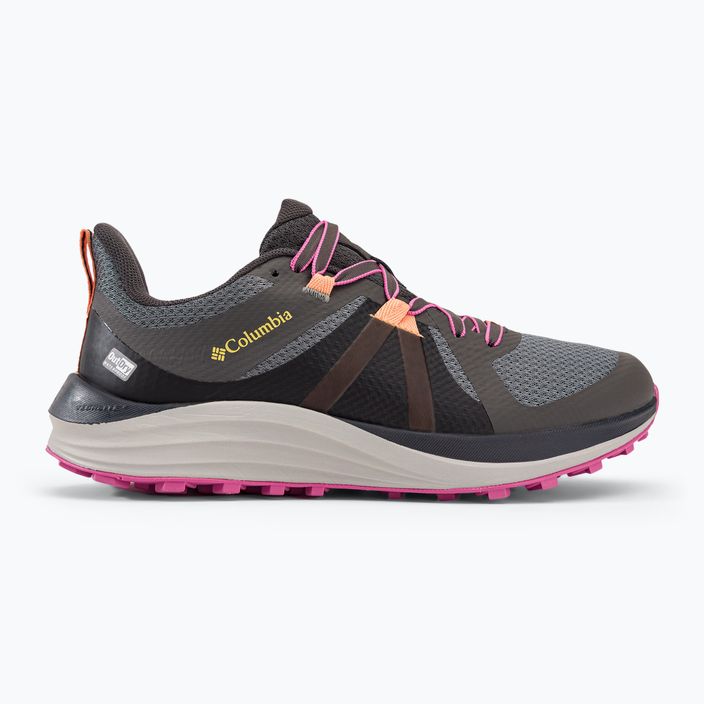 Кросівки для бігу жіночі Columbia Escape Pursuit Outdry dark grey/wild geranium 2