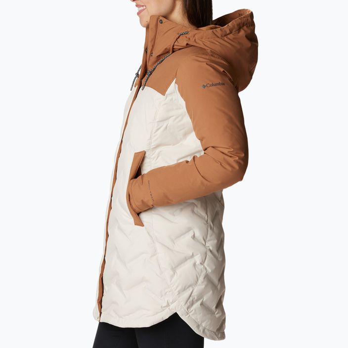 Жіноча куртка Columbia Mountain Croo II Mid Down крейда/верблюжий коричневий 3