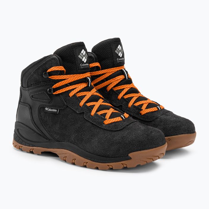 Взуття туристичне чоловіче Columbia Newton Ridge BC black/bright orange 4