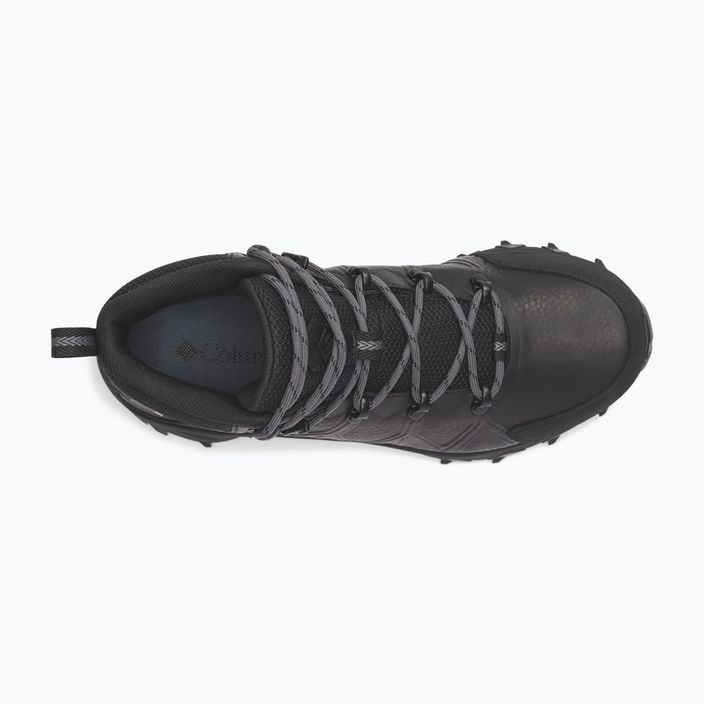 Взуття туристичне жіноче Columbia Peakfreak II Mid Outdry Leather black/graphite 19