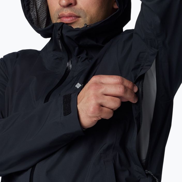 Куртка-дощовик чоловіча Columbia Ampli-Dry II Shell black 5