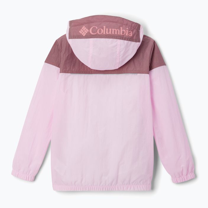 Вітровка дитяча Columbia Challenger Windbreaker pink down/fig 2