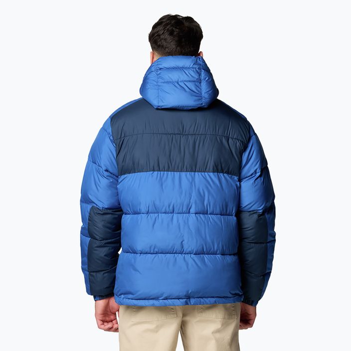 Пуховик чоловічий Columbia Pike Lake II Hooded mountain blue/ collegiate navy 3