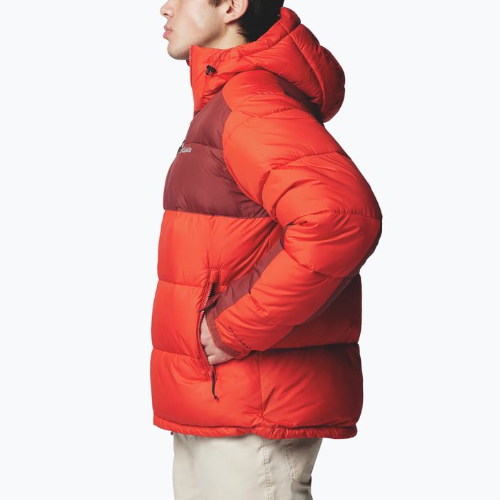 Пуховик чоловічий Columbia Pike Lake II Hooded sail red/ spice 3