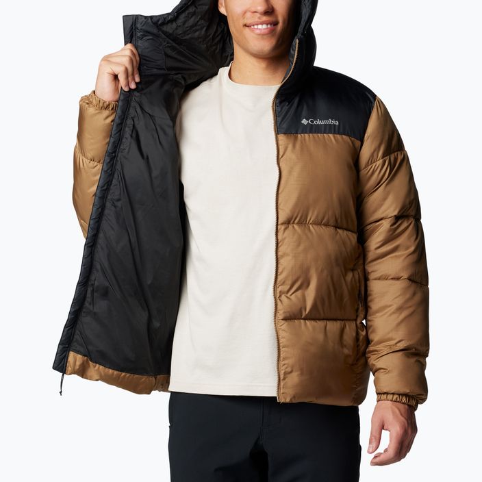 Пуховик чоловічий Columbia Puffect II Hooded delta/ black 4