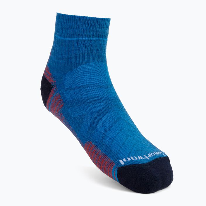 Шкарпетки для трекінгу Smartwool Hike Light Cushion Ankle блакитно-помаранчеві SW001611E18