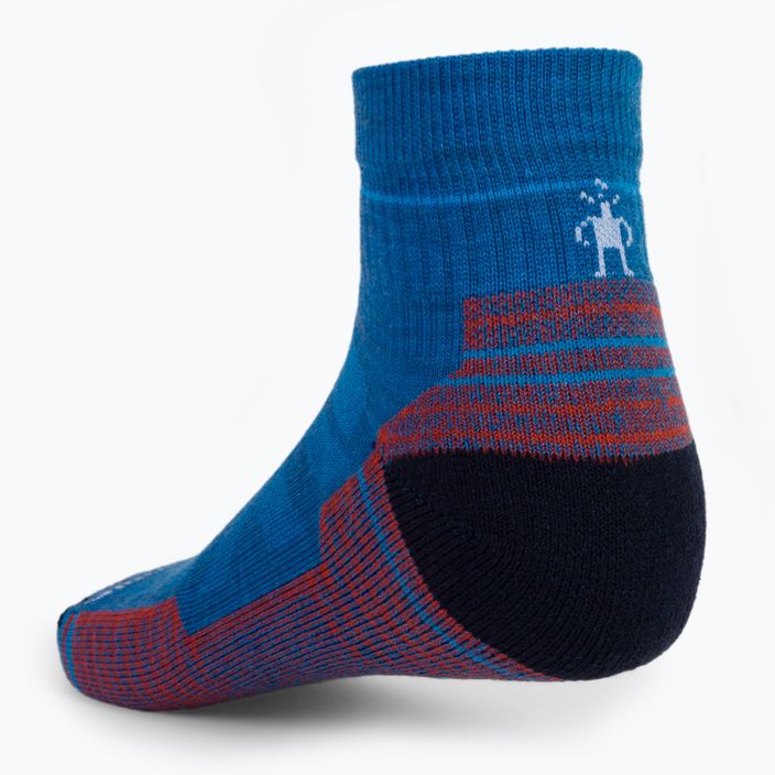 Шкарпетки для трекінгу Smartwool Hike Light Cushion Ankle блакитно-помаранчеві SW001611E18 2