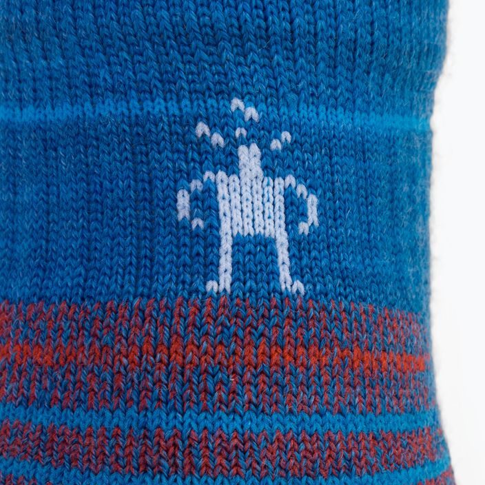 Шкарпетки для трекінгу Smartwool Hike Light Cushion Ankle блакитно-помаранчеві SW001611E18 3