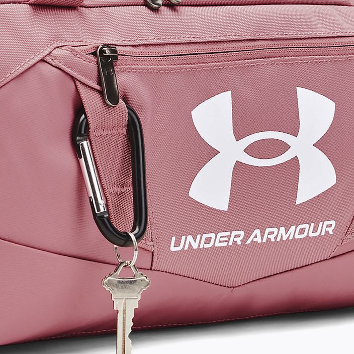 Дорожня сумка Under Armour Undeniable 5.0 Duffle XXS 18 л рожевий еліксир / білий 3