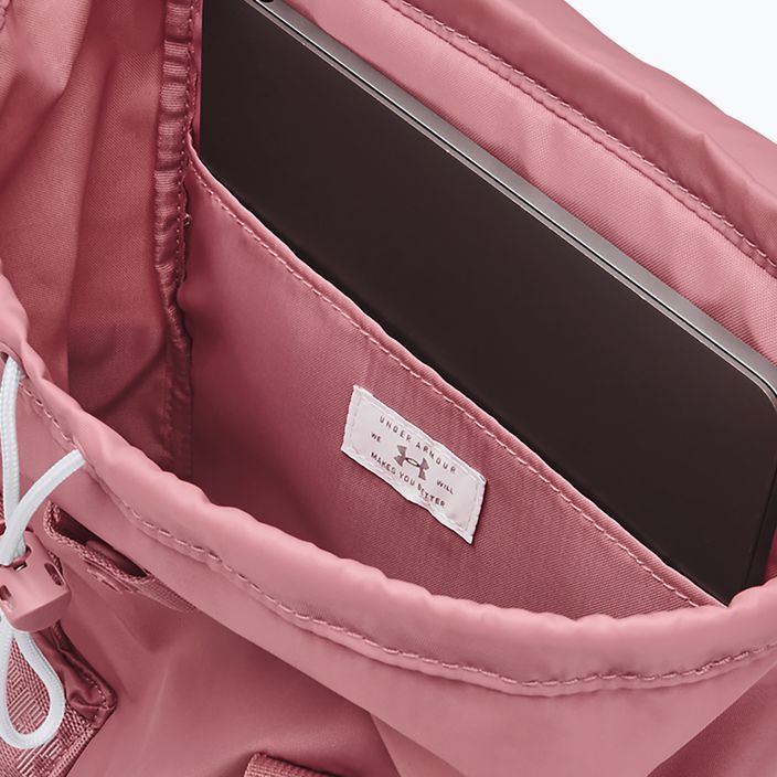 Жіночий міський рюкзак Under Armour Favourite 10 л рожевий еліксир/білий 3