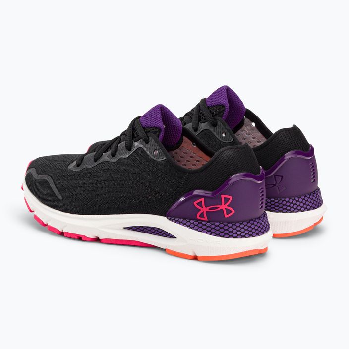 Кросівки для бігу жіночі Under Armour Hovr Sonic 6 black / galaxy purple / pink shock 3026128 3