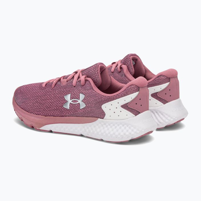 Кросівки для бігу жіночі Under Armour W Charged Rogue 3 Knit рожеві 3026147 3