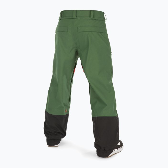 Штани сноубордичні чоловічі Volcom Longo Gore-Tex Pant зелені G1352304 2