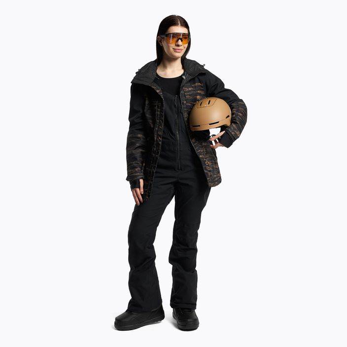 Куртка сноубордична жіноча Volcom Shelter 3D Stretch чорно-коричнева H0452210 2