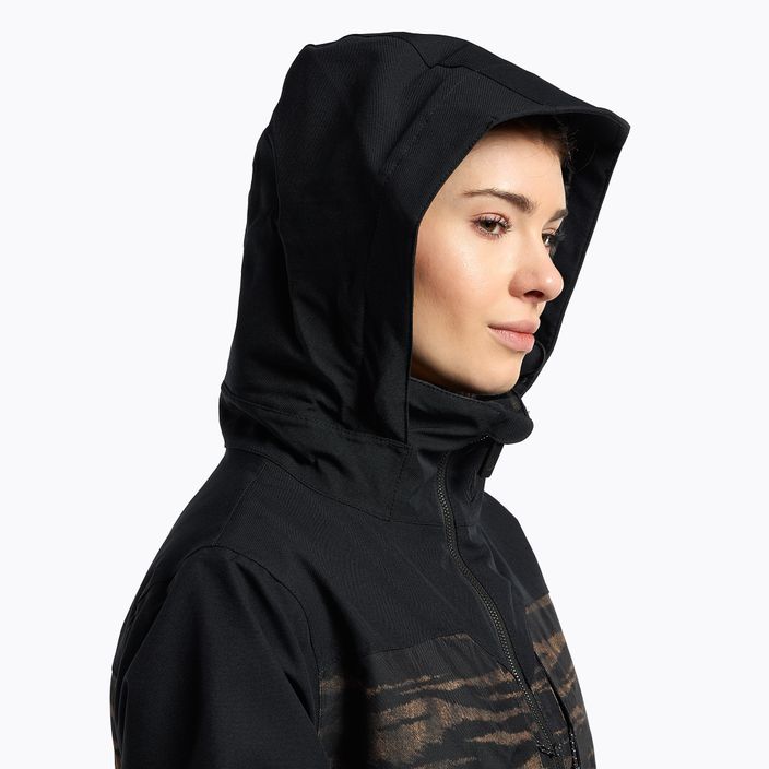 Куртка сноубордична жіноча Volcom Shelter 3D Stretch чорно-коричнева H0452210 4