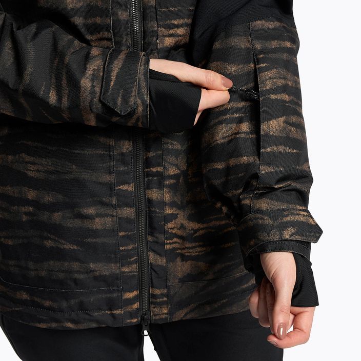 Куртка сноубордична жіноча Volcom Shelter 3D Stretch чорно-коричнева H0452210 6
