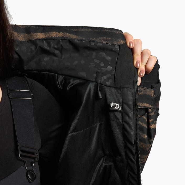 Куртка сноубордична жіноча Volcom Shelter 3D Stretch чорно-коричнева H0452210 7