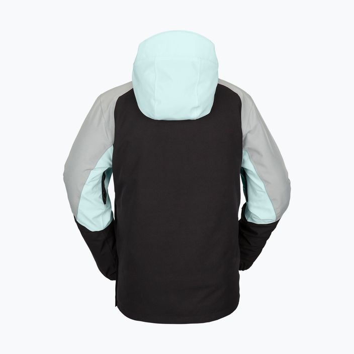 Куртка сноубордична чоловіча Volcom Brighton Pullover чорно-блакитна G0652315 2