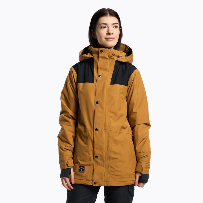 Куртка сноубордична жіноча Volcom Ell Ins Gore-Tex Caramel H0452302